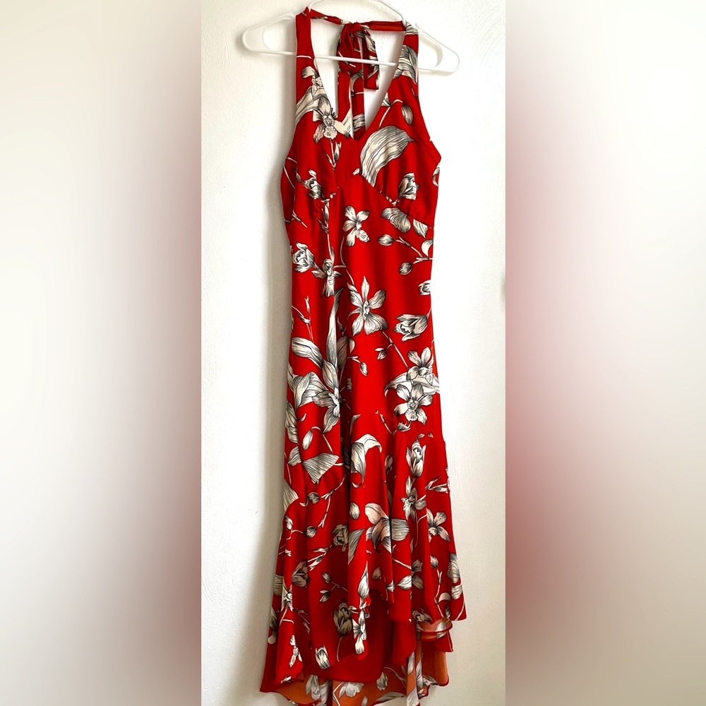 Gorgeous burnt orange maxi dress. Size 10